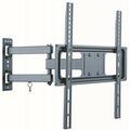 Крепление для ТВ наклонно-поворотное 32"-55" Ultramounts UM 872 нагрузка max 35 кг, наклон -15°/ +10°, поворот -90°/ +90°, от стены 63-427 мм, чёрный