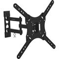 Крепление для ТВ наклонно-поворотное 23"-55" Ultramounts UM 870 нагрузка max 30 кг, наклон ±20°, поворот ±90°, от стены 88-398 мм, чёрный
