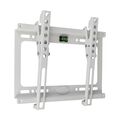 Крепление для ТВ наклонное 15"-47" Kromax  нагрузка max 35 кг, наклон 0°/ +15°, поворот 0°, от стены 28 мм, белый (Ideal-6_white)