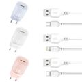 СЗУ -XO- L157 (1xUSB, 3А, PD18W, белый) + кабель Type-C
