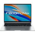 Ноутбук Infinix 16,0"/ Intel i3-1215U (1.2GHz до 4.4GHz)/ 8Гб/ SSD 512Гб/ Intel UHD Graphics (1920x1200) IPS/ No ODD/ DOS/ Серебристый Y3 Max YL613 (71008301