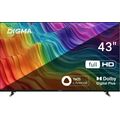 Телевизор 43" Digma DM-LED43SBB33 Smart TV, Full HD, 60 Гц, HDMI х3, USB х2, чёрный
