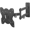 Крепление для ТВ наклонно-поворотное 17" - 43" ONKRON M4S нагрузка max 35 кг, VESA max 200 х 200, чёрный