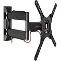 Крепление для ТВ наклонно-поворотное 32"-65" ONKRON NP40 нагрузка max 35 кг, VESA max 400 х 400, чёрный
