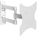Крепление для ТВ наклонно-поворотное 23"-42" Ultramounts UM867W нагрузка max 20 кг, VESA max 200 х 200, белый