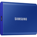 Внешние HDD и SSD Samsung External SSD T7, 2000GB, Type-C, USB 3.2 Gen2, R/ W 1050/ 1000MB/ s, 85x57x8mm, Indigo Blue (12 мес.)