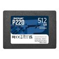 Твердотельный накопитель SSD SATA2.5 512ГБ Patriot [Скорость чтения/ записи: 500 МБ/ с/ 550 МБ/ с] P220S512G25