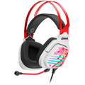 Проводные наушники A4Tech Bloody G560, USB, микрофон, полноразмерные, белый/ красный (G560 NARAKA)