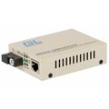 Медиаконвертер Nikomax GL-MC-UTPF-SC1G-18SM-1550 (WDM SC 10/ 100/ 1000Mb, 20 Km, ТХ1550, LFP) + БП