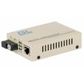 Медиаконвертер Nikomax GL-MC-UTPF-SC1F-18SM-1310-N (WDM SC 10/ 100Mb, 20 Km, ТХ1310) + БП