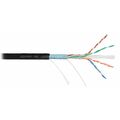 Кабель Cu FTP, Внешний, 4x2x0.57, бухта 500м., Cat6a, Nikomax (NMC 4255B-BK)