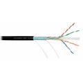 Кабель Cu FTP, Внутренний/ Внешний, 4x2x0.55, бухта 305м., Cat6, Nikomax нг(А)-HF (NMC 4240C-BK)