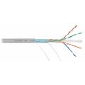Кабель Cu FTP, Внутренний, 4x2x0.55, бухта 305м., Cat6, Nikomax нг(А)-HF (NMC 4240C-WT)