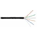 Кабель Cu UTP, Внутренний/ Внешний, 4x2x0.57, бухта 305м., Cat6, Nikomax нг(А)-HF (NMC 9140C-BK)