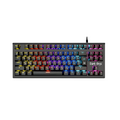 Клавиатура Defender GK-375 Dark Arts, проводная, игровая, USB, с подсветкой, черный, кабель 1,5 м (45375)