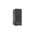 Шкаф напольный телекоммуникационный 19" 42U, Ш800*В2055*Г1000, передняя дверь - стекло, черный Hyperline (TTBR-4281-AS-RAL9004)