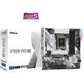 Материнская плата ASRock LGA1700: B760M PRO RS [Intel B760, 4xDDR5, 2xPCI-Ex16, 4хSATA3, 4хUSB3, 2хUSB2, 3xM.2, DP, HDMI, Micro-ATX]