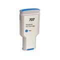 Картридж HP DJ F9J76A  (№727) Cyan 300мл. NV Print (DJ T1500/ T1530/ T2500/ T2530/ T920/ T930)
