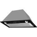 Вытяжка встраиваемая Kuppersberg INLINEA 70 BX серебристый/ черный (1300 м³/ ч, потребляемая мощность - 140 Вт)