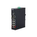 Управляемый PoE-коммутатор 10 портов Dahua DH-HS4210-8GT-90 (8х1Гбит/ с, 2хSFP, 8хPoE, PoE‑бюджет 90 Вт) 2 уровня
