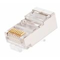 Коннектор RJ-45 Cat5e 50 микрон, экранированный, Nikomax (NMC-RJ88RZ50SD1-100) упаковка 100 шт