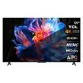 Телевизор 55" TCL 55P6K Google TV, 4K Ultra HD, 60 Гц, HDMI х3, USB х2, чёрный