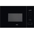 Микроволновая печь встраиваемая AEG MSB2057D-B черный (20 л, мощность - 800 Вт, электронное)