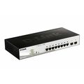 Управляемый PoE-коммутатор 10 портов D-Link DGS-1210-08P/ G3A (8х1Гбит/ с, 2хSFP, 8хPoE, PoE‑бюджет 65 Вт) 2 уровня