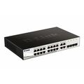 Управляемый коммутатор 20 портов D-Link DGS-1210-16/ G2A (16х1Гбит/ с, 4хRJ45/ SFP) 2 уровня