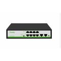 Неуправляемый POE-коммутатор 10 портов Tiandy TC-P3S010 Spec:F/ 0820/ AT/ 90 ( 8x100Мбит/ с 2x1Гбит/ с, 8xPOE, PoE‑бюджет 90 Вт) корпус - металл