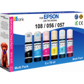 Чернила Epson EcoTank 108/ 056/ 057 (B/ C/ M/ LC/ LM/ Y*70мл) (L8050/ L18050/ L8058/ L18058) комплект 6 цветов*70мл. Revcol UV Ультрастойкие