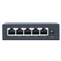 Неуправляемый POE-коммутатор 05 портов NetLan NLS-125P (5x1Гбит/ с, 4xPOE, PoE‑бюджет 48 Вт) корпус - металл