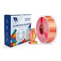 Купить Филамент Silk PLA+  Red/ Gold  для 3D печати (1,75мм/ 330м/ 1кг) NV Print в Симферополе, Севастополе, Крыму