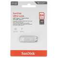 Флеш-накопитель Sandisk 64Gb USB Type C Ultra Luxe Серебристый (SDCZ75-064G-G46)