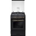 Плита газовая Hansa FCGA62109 черный (конфорок 4 шт, духовка 58 л, 60 см x 85 см x 60 см)