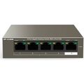 Неуправляемый POE-коммутатор 05 портов IPCOM F1105P-4-63W ( 5x100Мбит/ с, 4xPOE, PoE‑бюджет 58 Вт) корпус - металл