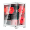 Корпус Bloody Mini-Tower BD-CC103 (без БП, Аквариум, ГхВхШ: 350x380x210, ) BD-CC103-WH