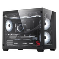 Корпус Bloody Mini-Tower BD-CC108 (без БП, Аквариум, ГхВхШ: 420x368x285, ) BD-CC108-BK