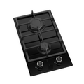 Газовая варочная панель Kraft KF-HV3151B черный (конфорок - 2 шт, панель - эмалированная сталь)