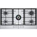 Газовая варочная панель Bosch PCR9A5I90M серебристый (конфорок - 5 шт, панель - нержавеющая сталь, Wok - есть)