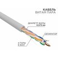 Кабель Cu UTP, Внутренний, 4x2x0.57, бухта 305м., Cat6, нг(А)-HF, Rexant (01-0067)
