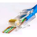 Коннектор RJ-45 Cat5e, неэкранированный, со сквозным отверстием, Netko (56213) упаковка 100 шт