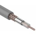 Кабель коаксиальный RG-58 A/ U, 50 Ом, Cu/ Al/ Cu, 64%, бух.100м., Внутренний, серый Rexant (01-2002)