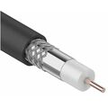 Кабель коаксиальный RG-6U, 75Ом, CCS/ Al/ Al, 64%, бух.305м., Внешний, черный, Rexant (01-2204)