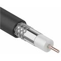 Кабель коаксиальный RG-6U, 75Ом, CCS/ Al/ Al, 48%, бух.100м, Внешний, черный ProConnect (01-2205-1)