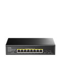 Неуправляемый POE-коммутатор 10 портов Cudy GS1008PS2 ( 8x1Гбит/ с, 2xSFP, 8xPOE, PoE‑бюджет 120 Вт) корпус - металл