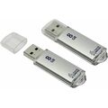 Флеш-накопитель Smartbuy 8G USB 2.0 V-Cut Silver (SB8GBVC-S)