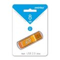 Флеш-накопитель Smartbuy 8Gb USB2.0 Glossy Оранжевый (SB8GBGS-Or)