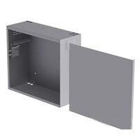 Бокс антивандальный 19" 3U 500x550x220мм, настенный, пенальная дверь, IP20, 13,42кг, до 60кг нагрузки, светло серый (БК-550-з-1-3U/ 115426)