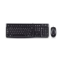 Комплект (клавиатура + мышь) Logitech MK120, проводной, USB, черный (920-002561)